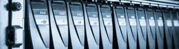 Hard drives in a data center